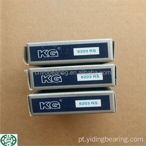 Rolamento de esferas de sulco profundo KG Marca 6203RS 6203zz